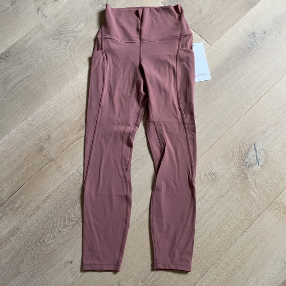 NWT Lululemon Align Pockets 25” Spiced Chai. Sz 4. - Picture 2 of 7